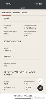 Televize 42" LG s webOS - 10