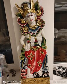 Balijska dřevěna chrámova tanečnice - 10