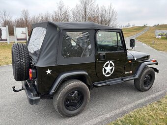 Jeep Wrangler 2,5l, benzin, manual, 1993, pěkný - 10