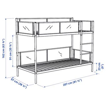 Patrová postel IKEA 90x200 - 10