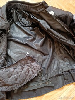 Dámská bunda na motorku Street Racer Elite černo bílá XS - 10