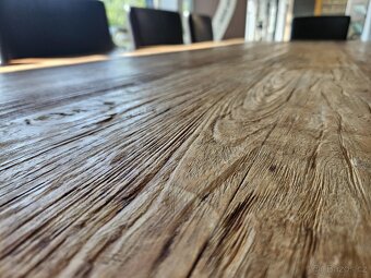 Velký masivní Teakový stůl s příběhem 375 x 118 až 14 lidí - 10