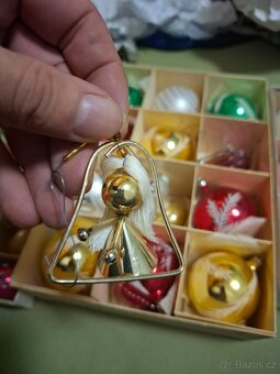 Staré retro originál vánoční ozdoby - 10