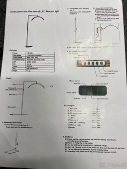 Luxus led kosmetická lampa 3 svítivosti s dálkou - 10