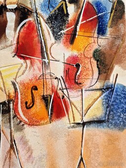 MICHAEL ROZENVAIN - Orchester (sieťotlač) podpísané - 10