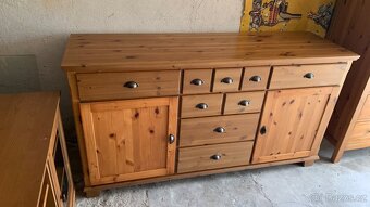 Ikea komoda masiv - Markor Leksvik Hemnes antik - 10