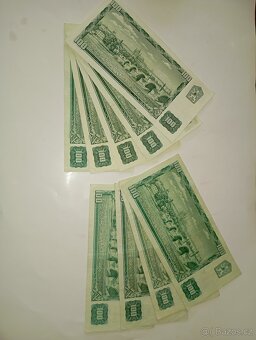 BANKOVKY 100 KČS 1961, VŠECHNY VYDANÉ SÉRIE - 10