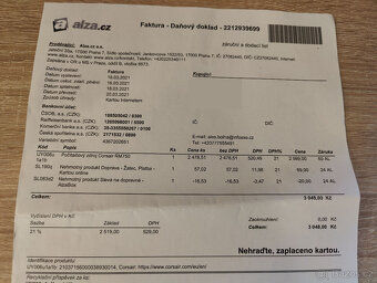Modulární ATX zdroj CORSAIR RM750, 80 PLUS Gold, herní PC - 10