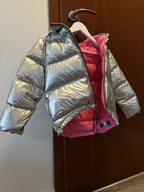 Moncler Backstage Silver & Pink Reversible Puffer Jacket - 10