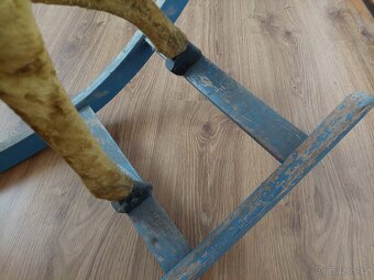 Starý houpací kůň koník - hračka retro vintage velice pěkný - 10