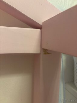 Domečková postel + šatní skříň + matrace - 10