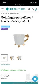 Porcelánový hrnek Goldfinger drak - 10