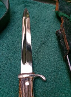 Německý vycházkový bajonet včetně opasku - 10