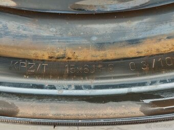 Kompletní kola na Dacia Sandero I ,185/65/15. - 10