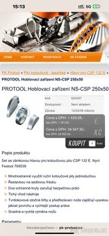 Tesařská sedlová fréza PROTOOL NPR 90 + další fréza navíc - 10