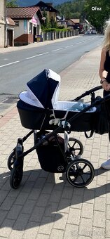 Kočárek PAX, trojkombinace- korbička, sportovní kočárek a au - 10