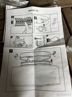 Stropní - Svítidlo sklo/ Rabalux GRACE - 10