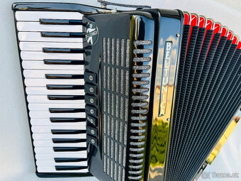 Nový akordeón Beltunica Vivaldi- DE LUXE 96 basový- krásny z - 10