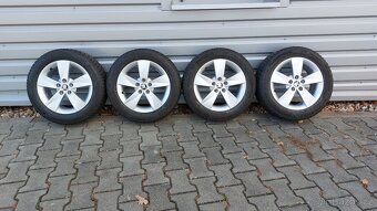 Alu kola 5x100 r15 originál škoda fabia zimní pneu - 10