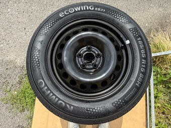 Zánovní letní pneu 185/65/15 Kumho Ecowing ES31 TOP STAV - 10