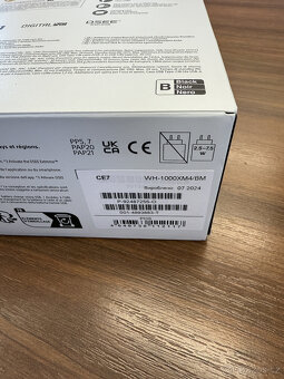 Sony WH-1000XM4, černá, koupeno 02/2025 Alza, záruka 40 měs - 10