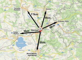 Pronájem bytu 1+kk, 30 m², Náchod, ul. Nerudova - 10