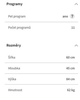 Beko 5kg 1200ot.PET 🐱 program, SLIM 45cm hloubka - 10