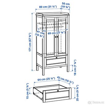 Set nábytku Ikea Hemnes Sundvik - 10
