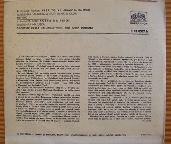 SP desky Waldemar Matuška 1966-1971-set 6 ks - 10