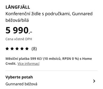 IKEA LANGFJÄLL Židle - 10