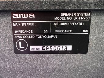 Hi-Fi věž Aiwa s reproduktory - 10