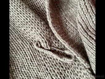 Dámský pletený kabát Zn. M&S, vel.38-42. - 10