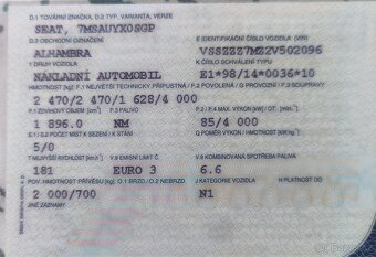 Prodám Seat Alhambra 1.9Tdi 85kw 2001 - 10