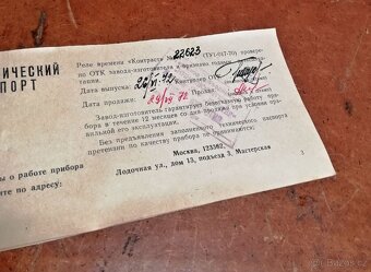 Funkční spínací hodiny KONTRAST, rok 1972 - 10