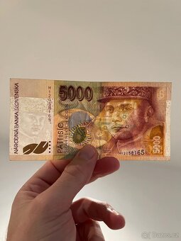 Slovenské bankovky 5000 SK - 10