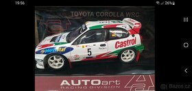 Toyota corolla wrc 1:18 Autoart rarita rally C. Sainz - 10