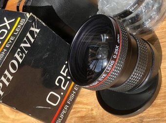 Ulra Široký objektiv Rybí Oko 0.25x / Converter - 10