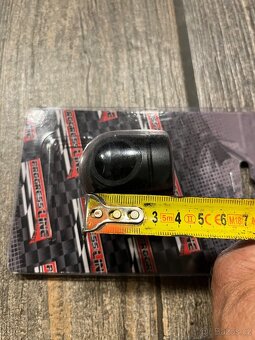 Cafe racer LED světlo a malé zrcátka, hodiny na řidítka - 10