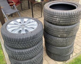 Opel astra J, K,17' ALU KOLA ORIG.7J 5x105 ET42 ZIMNÍ+LETNÍ - 10