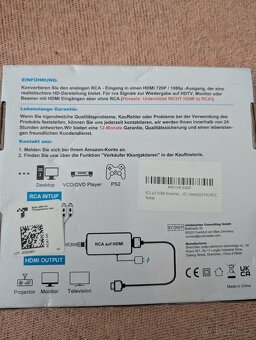 Převodník RCA na HDMI / Podpora 1080P - 10