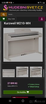Kurzweil M210-WH / digitální piano - 10