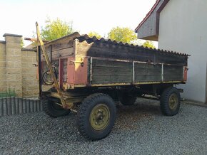 Dvounápravový traktorový valníkový přívěs, vlek, vlečka - 10