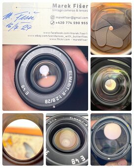 Servisovaná Leica Elmarit R 28mm #3.4M E48 (1987) Wetzlar - 10
