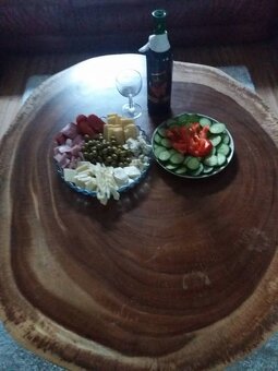 Jídelní stůl z thajské akácie+coffe table - 10
