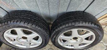 Pneumatiky s disky na Škoda Felicia/Favorit + retězy - 10