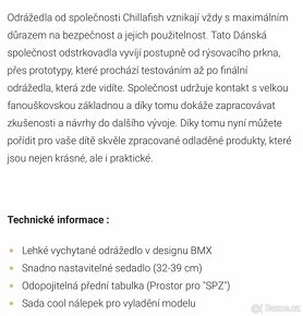 Holčičí růžové odrážedlo Chillafish 2 až 5 let - 10