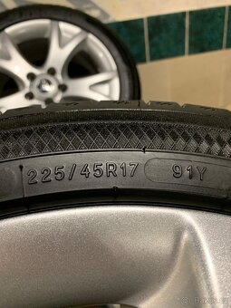 Alu kola Škoda R17 5X112 ZÁNOVNÍ LETNÍ PNEU 225/45 PALLAS - 10