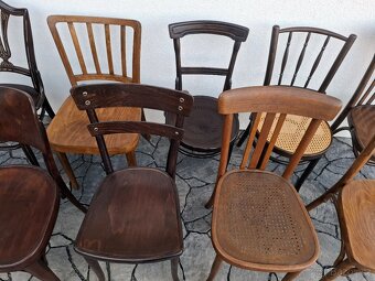 Ohýbané židle - TON, THONET, KOHN - po renovaci - 10