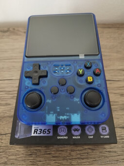 Handheld konzole R36S (verze ArkOS 2.0) +15000 her mix barev - 10