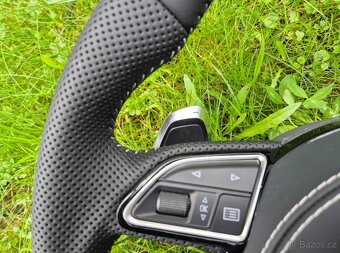 -AUDI VOLANT KOŽENÝ MULTIFUNKCNY ZKOSENY - 10